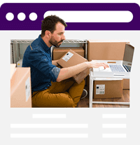 Uma imagem ilustrativa de um e-commerce